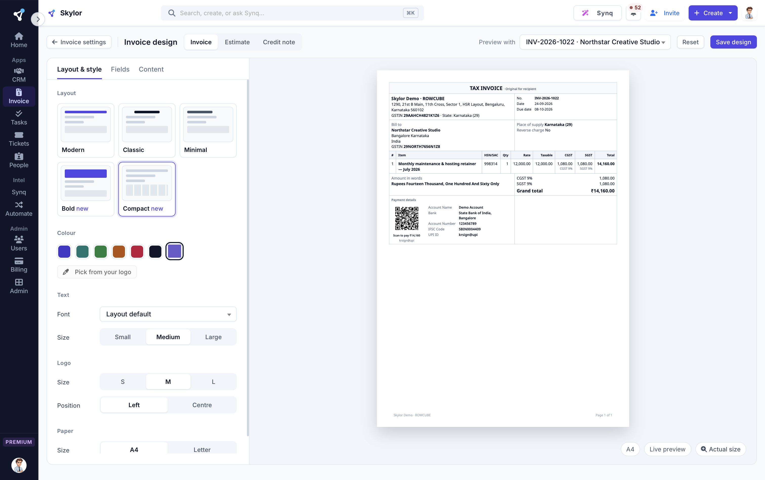 Invoices that look like yours